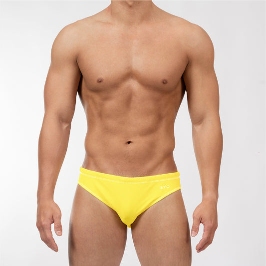 【Pre-Order】กางเกงว่ายน้ำ B.Y.O.BeYourOwn-MIT-Sun Yellow