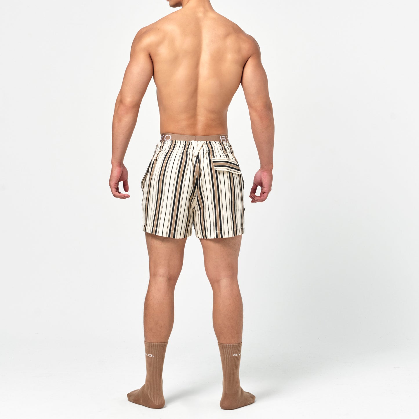 BeWithYou - Cami Stripe Shorts